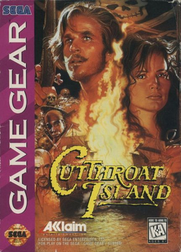 Cutthroat Island box art for Sega Game Gear